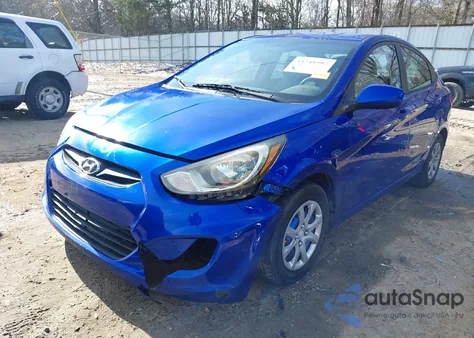 2013 Hyundai Accent Gls из США, поврежденный, VIN KMHCT4AE3DU477800